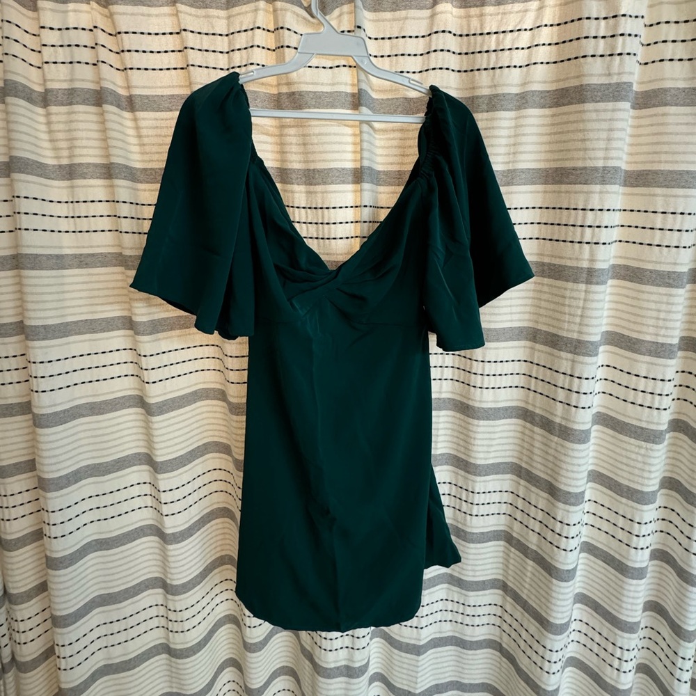 Abercrombie & Fitch Emerald Green Mini Dress